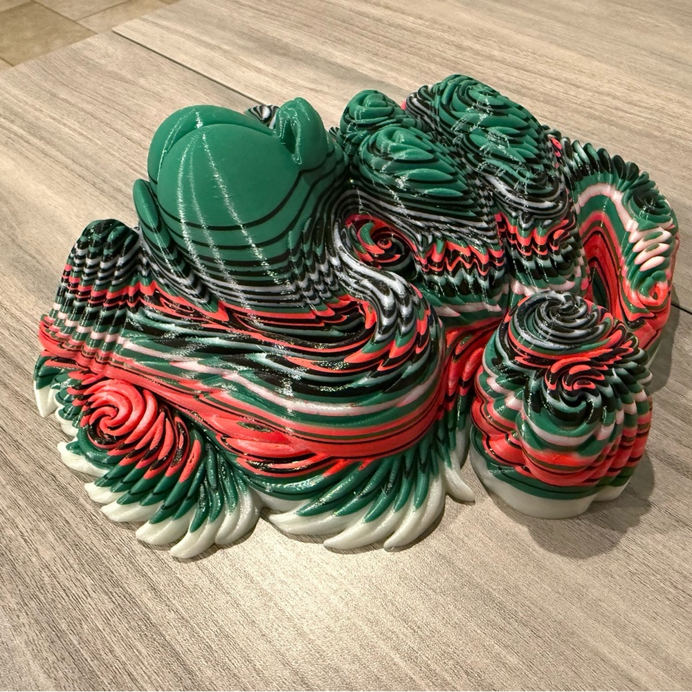 Colorful Grinch Swirl Wall Art - Picture 2 of 4